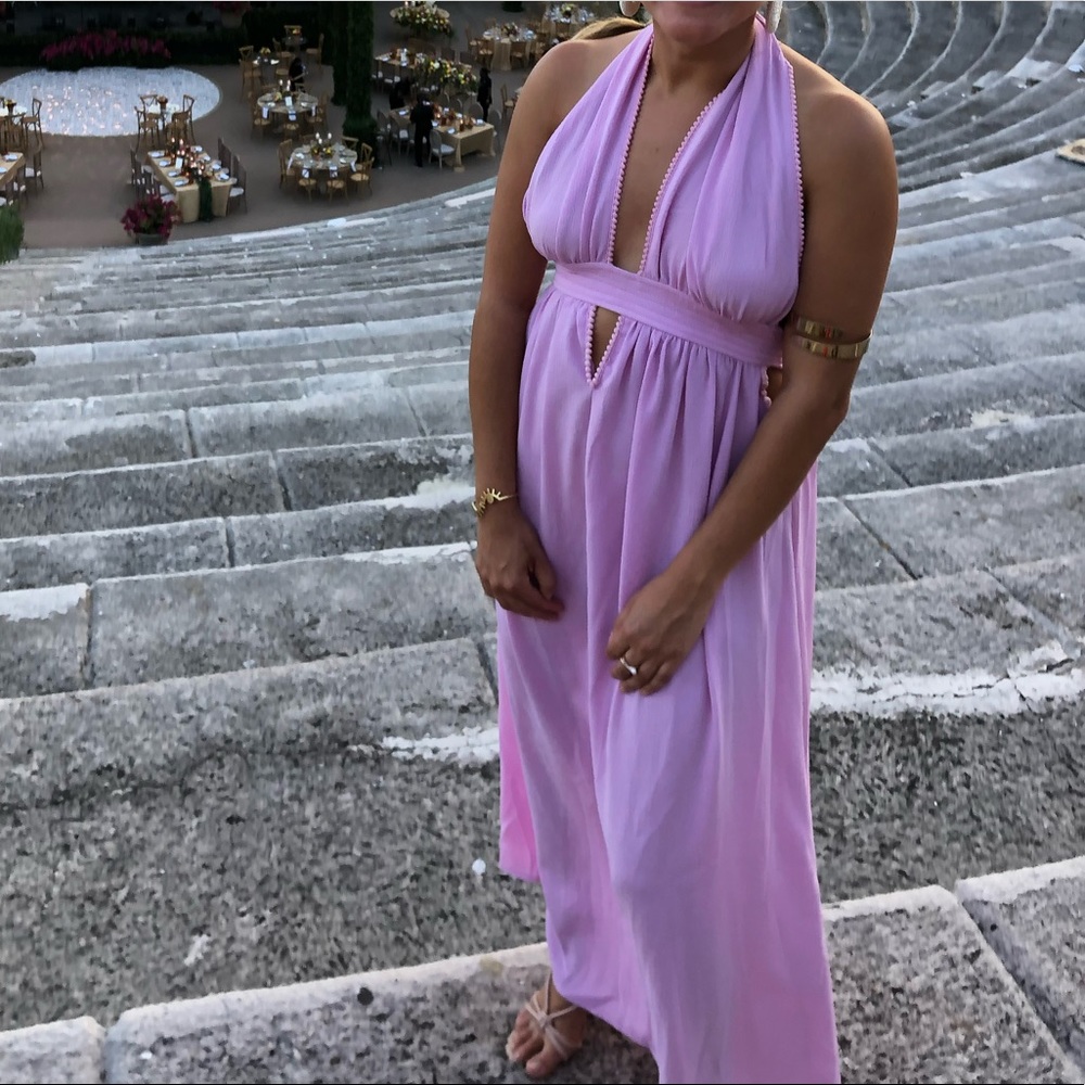 Halter maxi dress